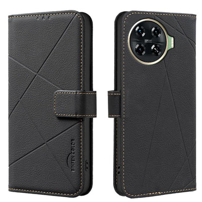 Geometric Pattern RFID Leather Phone Case, For Tecno Camon 30 4G / 30 5G, For Tecno Spark 20 Pro+, For Tecno Spark 20 Pro, For Tecno Spark GO 2024 / 20C / Pop 8, For Tecno Spark 20