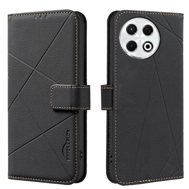 Geometric Pattern RFID Leather Phone Case, For Tecno Spark 50 5G, For Tecno Pova Curve 2 5G, For Tecno Spark 50 4G, For Tecno Camon 50 Pro 4G, For Tecno Camon 50 4G, For Tecno Spark Go 3, For Tecno Pova 7 Pro 5G, For Tecno Spark 40 Pro 4G              ...