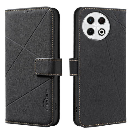 Geometric Pattern RFID Leather Phone Case, For Tecno Spark 50 5G, For Tecno Pova Curve 2 5G, For Tecno Spark 50 4G, For Tecno Camon 50 Pro 4G, For Tecno Camon 50 4G, For Tecno Spark Go 3, For Tecno Pova 7 Pro 5G, For Tecno Spark 40 Pro 4G              ...