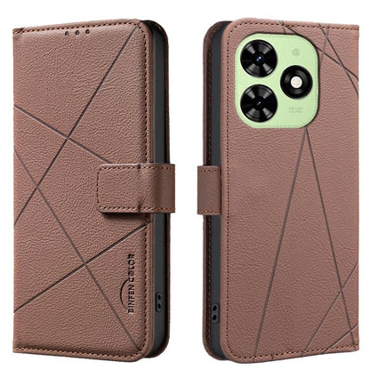 Geometric Pattern RFID Leather Phone Case, For Tecno Camon 30 4G / 30 5G, For Tecno Spark 20 Pro+, For Tecno Spark 20 Pro, For Tecno Spark GO 2024 / 20C / Pop 8, For Tecno Spark 20