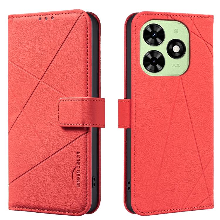 Geometric Pattern RFID Leather Phone Case, For Tecno Camon 30 4G / 30 5G, For Tecno Spark 20 Pro+, For Tecno Spark 20 Pro, For Tecno Spark GO 2024 / 20C / Pop 8, For Tecno Spark 20