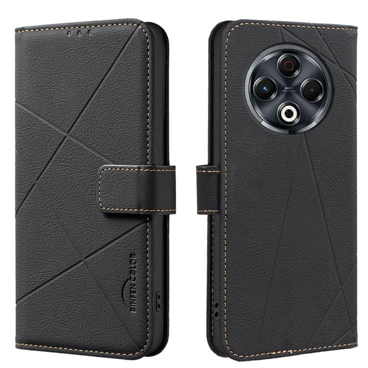 Geometric Pattern RFID Leather Phone Case, For Tecno Spark 50 5G, For Tecno Pova Curve 2 5G, For Tecno Spark 50 4G, For Tecno Camon 50 Pro 4G, For Tecno Camon 50 4G, For Tecno Spark Go 3, For Tecno Pova 7 Pro 5G, For Tecno Spark 40 Pro 4G              ...