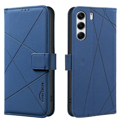 Geometric Pattern RFID Leather Phone Case, For Tecno Spark 50 5G, For Tecno Pova Curve 2 5G, For Tecno Spark 50 4G, For Tecno Camon 50 Pro 4G, For Tecno Camon 50 4G, For Tecno Spark Go 3, For Tecno Pova 7 Pro 5G, For Tecno Spark 40 Pro 4G              ...