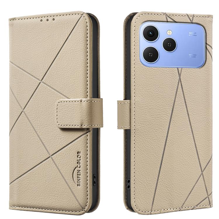 Geometric Pattern RFID Leather Phone Case, For Tecno Spark 50 5G, For Tecno Pova Curve 2 5G, For Tecno Spark 50 4G, For Tecno Camon 50 Pro 4G, For Tecno Camon 50 4G, For Tecno Spark Go 3, For Tecno Pova 7 Pro 5G, For Tecno Spark 40 Pro 4G              ...