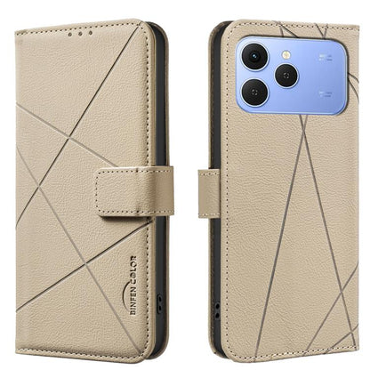 Geometric Pattern RFID Leather Phone Case, For Tecno Spark 50 5G, For Tecno Pova Curve 2 5G, For Tecno Spark 50 4G, For Tecno Camon 50 Pro 4G, For Tecno Camon 50 4G, For Tecno Spark Go 3, For Tecno Pova 7 Pro 5G, For Tecno Spark 40 Pro 4G              ...