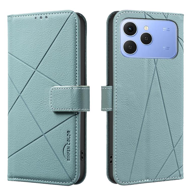 Geometric Pattern RFID Leather Phone Case, For Tecno Spark 50 5G, For Tecno Pova Curve 2 5G, For Tecno Spark 50 4G, For Tecno Camon 50 Pro 4G, For Tecno Camon 50 4G, For Tecno Spark Go 3, For Tecno Pova 7 Pro 5G, For Tecno Spark 40 Pro 4G              ...