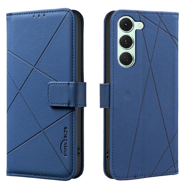 Geometric Pattern RFID Leather Phone Case, For Tecno Spark 50 5G, For Tecno Pova Curve 2 5G, For Tecno Spark 50 4G, For Tecno Camon 50 Pro 4G, For Tecno Camon 50 4G, For Tecno Spark Go 3, For Tecno Pova 7 Pro 5G, For Tecno Spark 40 Pro 4G              ...
