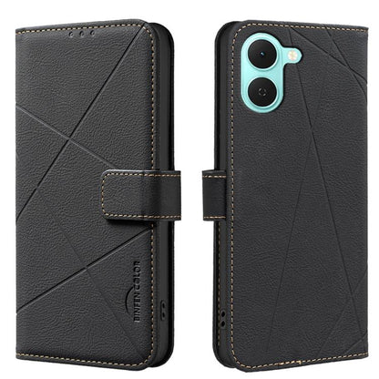 Geometric Pattern RFID Leather Phone Case, For Tecno Spark 50 5G, For Tecno Pova Curve 2 5G, For Tecno Spark 50 4G, For Tecno Camon 50 Pro 4G, For Tecno Camon 50 4G, For Tecno Spark Go 3, For Tecno Pova 7 Pro 5G, For Tecno Spark 40 Pro 4G              ...