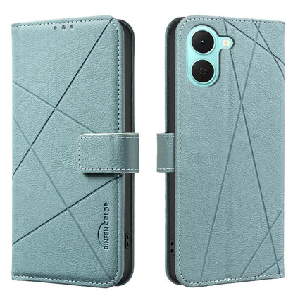 Geometric Pattern RFID Leather Phone Case, For Tecno Spark 50 5G, For Tecno Pova Curve 2 5G, For Tecno Spark 50 4G, For Tecno Camon 50 Pro 4G, For Tecno Camon 50 4G, For Tecno Spark Go 3, For Tecno Pova 7 Pro 5G, For Tecno Spark 40 Pro 4G              ...