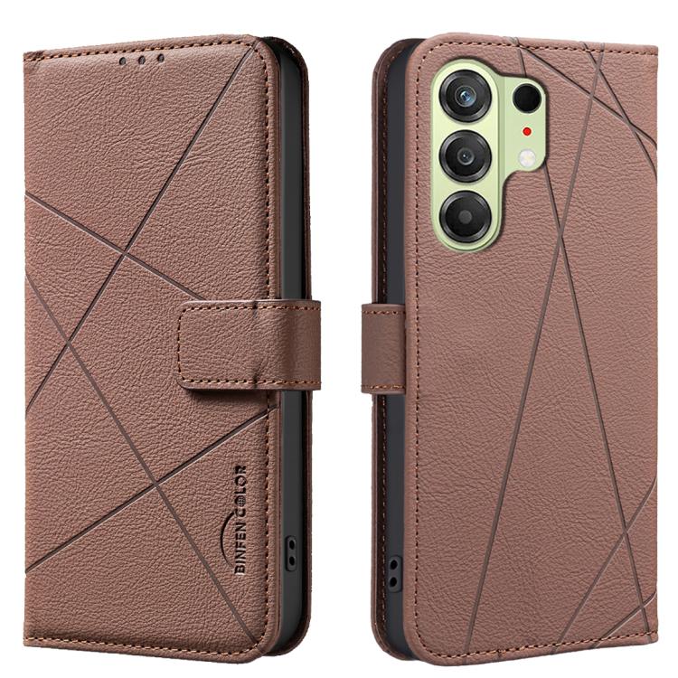 Geometric Pattern RFID Leather Phone Case, For Tecno Spark 50 5G, For Tecno Pova Curve 2 5G, For Tecno Spark 50 4G, For Tecno Camon 50 Pro 4G, For Tecno Camon 50 4G, For Tecno Spark Go 3, For Tecno Pova 7 Pro 5G, For Tecno Spark 40 Pro 4G              ...