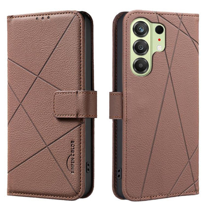 Geometric Pattern RFID Leather Phone Case, For Tecno Spark 50 5G, For Tecno Pova Curve 2 5G, For Tecno Spark 50 4G, For Tecno Camon 50 Pro 4G, For Tecno Camon 50 4G, For Tecno Spark Go 3, For Tecno Pova 7 Pro 5G, For Tecno Spark 40 Pro 4G              ...