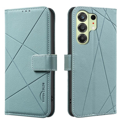 Geometric Pattern RFID Leather Phone Case, For Tecno Spark 50 5G, For Tecno Pova Curve 2 5G, For Tecno Spark 50 4G, For Tecno Camon 50 Pro 4G, For Tecno Camon 50 4G, For Tecno Spark Go 3, For Tecno Pova 7 Pro 5G, For Tecno Spark 40 Pro 4G              ...