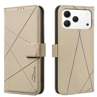 Geometric Pattern RFID Leather Phone Case, For Tecno Spark 50 5G, For Tecno Pova Curve 2 5G, For Tecno Spark 50 4G, For Tecno Camon 50 Pro 4G, For Tecno Camon 50 4G, For Tecno Spark Go 3, For Tecno Pova 7 Pro 5G, For Tecno Spark 40 Pro 4G              ...