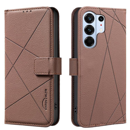 Geometric Pattern RFID Leather Phone Case, For Tecno Spark 50 5G, For Tecno Pova Curve 2 5G, For Tecno Spark 50 4G, For Tecno Camon 50 Pro 4G, For Tecno Camon 50 4G, For Tecno Spark Go 3, For Tecno Pova 7 Pro 5G, For Tecno Spark 40 Pro 4G              ...