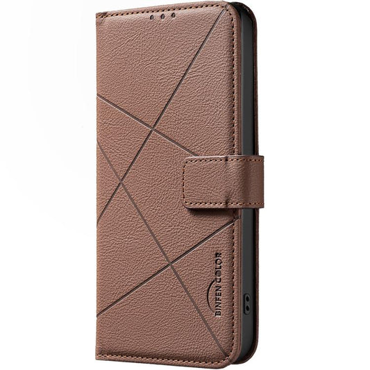 Geometric Pattern RFID Leather Phone Case, For Tecno Spark 50 5G, For Tecno Pova Curve 2 5G, For Tecno Spark 50 4G, For Tecno Camon 50 Pro 4G, For Tecno Camon 50 4G, For Tecno Spark Go 3, For Tecno Pova 7 Pro 5G, For Tecno Spark 40 Pro 4G              ...