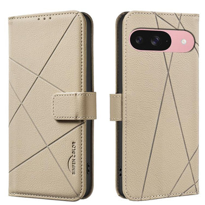 Geometric Pattern RFID Leather Phone Case, For Google Pixel 11 / 11 Pro, For Google Pixel 10a, For Google Pixel 9a, For Google Pixel 9 Pro XL, For Google Pixel 9 / 9 Pro, For Google Pixel 8a, For Google Pixel 8 Pro, For Google Pixel 8