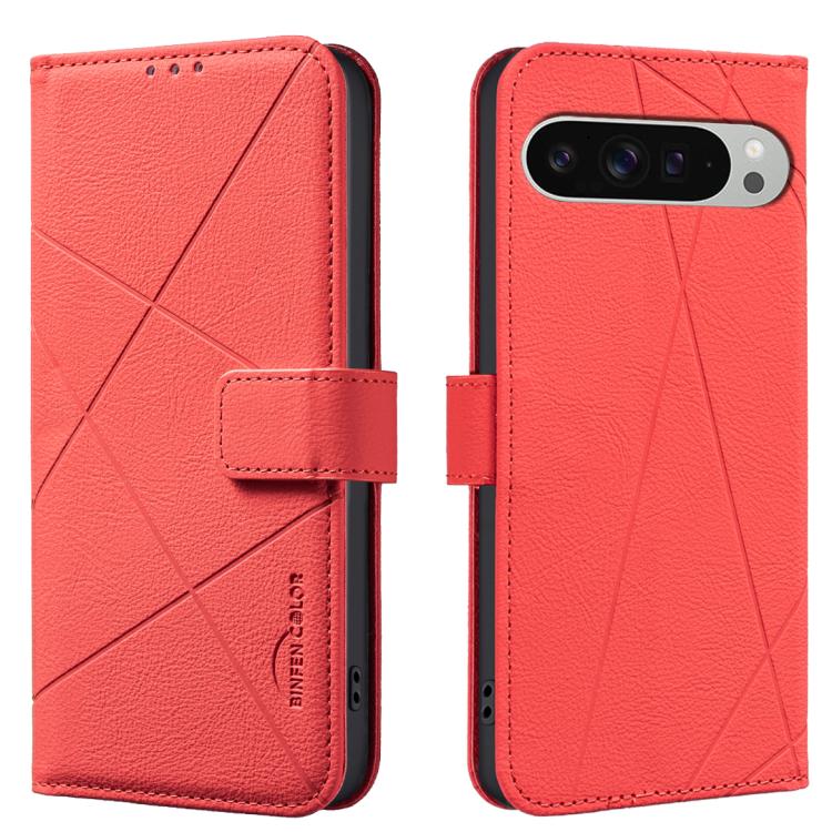 Geometric Pattern RFID Leather Phone Case, For Google Pixel 11 / 11 Pro, For Google Pixel 10a, For Google Pixel 9a, For Google Pixel 9 Pro XL, For Google Pixel 9 / 9 Pro, For Google Pixel 8a, For Google Pixel 8 Pro, For Google Pixel 8
