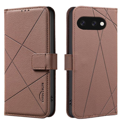 Geometric Pattern RFID Leather Phone Case, For Google Pixel 11 / 11 Pro, For Google Pixel 10a, For Google Pixel 9a, For Google Pixel 9 Pro XL, For Google Pixel 9 / 9 Pro, For Google Pixel 8a, For Google Pixel 8 Pro, For Google Pixel 8