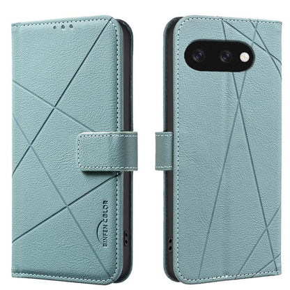 Geometric Pattern RFID Leather Phone Case, For Google Pixel 11 / 11 Pro, For Google Pixel 10a, For Google Pixel 9a, For Google Pixel 9 Pro XL, For Google Pixel 9 / 9 Pro, For Google Pixel 8a, For Google Pixel 8 Pro, For Google Pixel 8