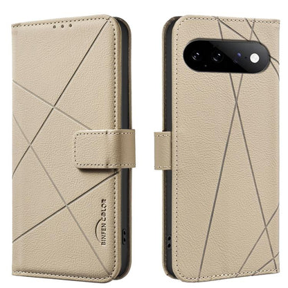 Geometric Pattern RFID Leather Phone Case, For Google Pixel 11 / 11 Pro, For Google Pixel 10a, For Google Pixel 9a, For Google Pixel 9 Pro XL, For Google Pixel 9 / 9 Pro, For Google Pixel 8a, For Google Pixel 8 Pro, For Google Pixel 8