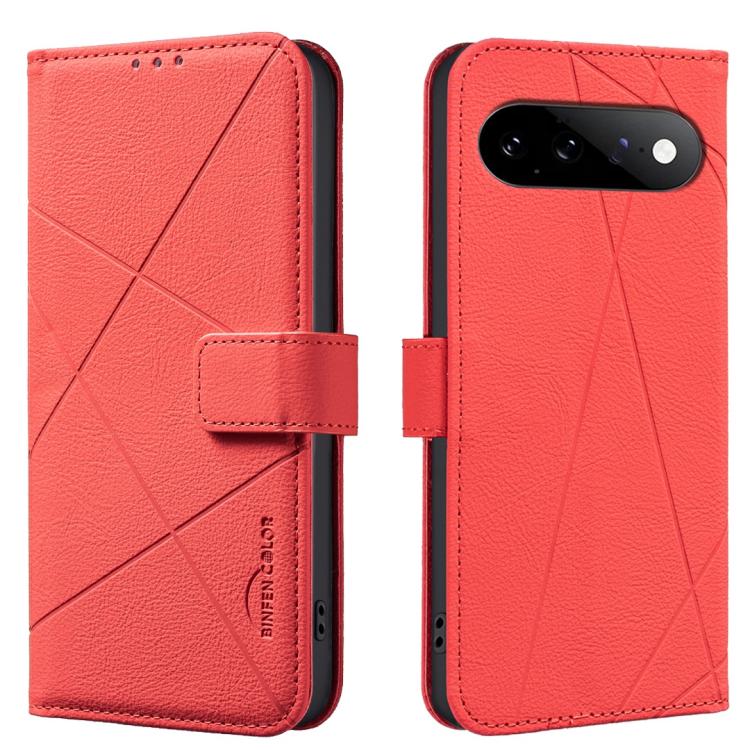 Geometric Pattern RFID Leather Phone Case, For Google Pixel 11 / 11 Pro, For Google Pixel 10a, For Google Pixel 9a, For Google Pixel 9 Pro XL, For Google Pixel 9 / 9 Pro, For Google Pixel 8a, For Google Pixel 8 Pro, For Google Pixel 8