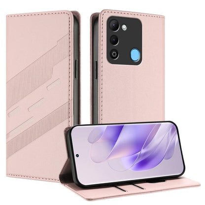 Embossed Multi-functional Wallet Retro Leather Phone Case, For Tecno Pova Neo 2, For Tecno Spark 9 / 8C, For Tecno Spark 9T / 9 Pro, For Tecno Camon 19 Neo, For Tecno Pop 5, For Tecno Spark 7P, For Tecno Spark 7 / 7T