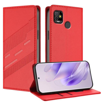 Embossed Multi-functional Wallet Retro Leather Phone Case, For Tecno Pova Neo 2, For Tecno Spark 9 / 8C, For Tecno Spark 9T / 9 Pro, For Tecno Camon 19 Neo, For Tecno Pop 5, For Tecno Spark 7P, For Tecno Spark 7 / 7T