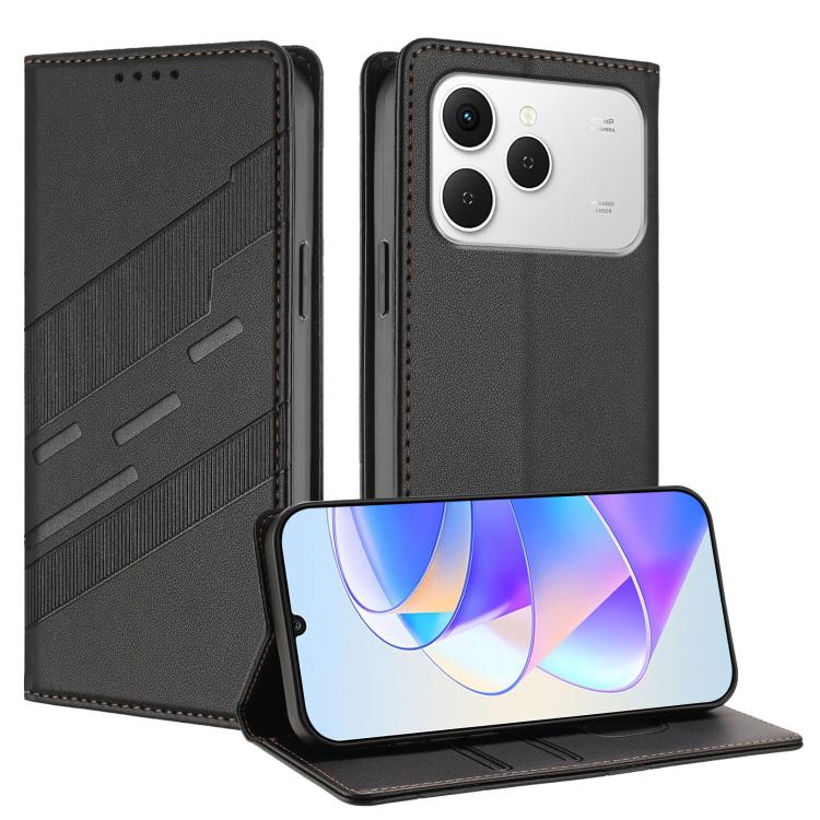 Embossed Multi-functional Wallet Retro Leather Phone Case, For Tecno Pova Curve 2 5G, For Tecno Spark 50 4G, For Tecno Camon 50 Pro 4G, For Tecno Camon 50 4G, For Tecno Pova Slim / Spark Slim 5G, For Tecno Spark 40C, For Tecno Pova 7 Pro 5G            ...