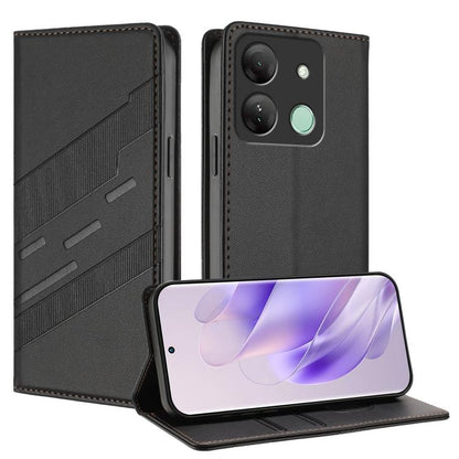 Embossed Multi-functional Wallet Retro Leather Phone Case, For Infinix Note 30 5G, For Infinix Smart 7 HD, For Infinix Note 30i, For Infinix Note 30 Pro, For Infinix Note 30 4G, For Infinix Note 30 VIP, For Infinix Hot 30i, For Infinix Hot 30 4G       ...