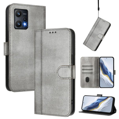 Line Splicing Buckle Retro Leather Phone Case, For Realme C30 4G / C30s / Narzo 50i Prime, For Realme GT Neo 3T, For Realme 9 Pro+ 5G / 9 4G Global, For Realme GT Neo 3, For Realme 9 Pro 5G Global / 9 5G EU Version, For Realme C20 / C11 2021 / C21     ...