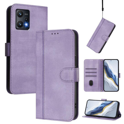 Line Splicing Buckle Retro Leather Phone Case, For Realme C30 4G / C30s / Narzo 50i Prime, For Realme GT Neo 3T, For Realme 9 Pro+ 5G / 9 4G Global, For Realme GT Neo 3, For Realme 9 Pro 5G Global / 9 5G EU Version, For Realme C20 / C11 2021 / C21     ...