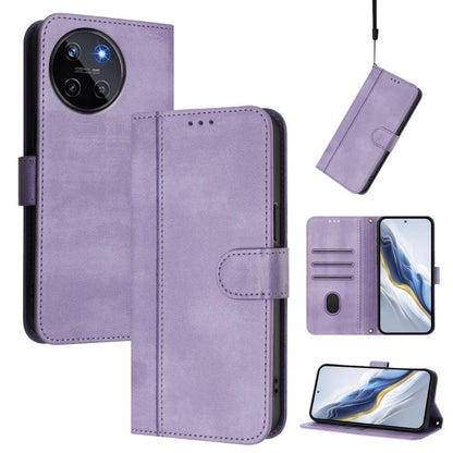 Line Splicing Buckle Retro Leather Phone Case, For Realme 11 5G Global / C67 5G India, For Realme 11 4G Global, For Realme GT5 240W / GT5, For Realme Narzo 60 Pro Global, For Realme C65 4G Global, For Realme C55 4G Global / Narzo N55                   ...