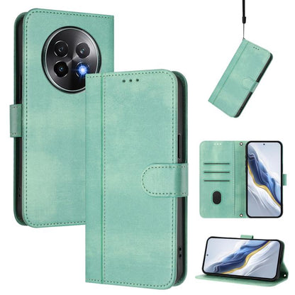 Line Splicing Buckle Retro Leather Phone Case, For Realme GT 7 Pro / GT7 Pro Racing, For Realme C63 5G Global, For Realme 12 5G / 12x 5G / C65 5G Global, For Realme 13 4G / 12 4G / P1 5G Global, For Realme C61 4G / C63 4G Global, For Realme 13+ 5G Glob...
