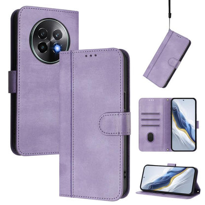 Line Splicing Buckle Retro Leather Phone Case, For Realme GT 7 Pro / GT7 Pro Racing, For Realme C63 5G Global, For Realme 12 5G / 12x 5G / C65 5G Global, For Realme 13 4G / 12 4G / P1 5G Global, For Realme C61 4G / C63 4G Global, For Realme 13+ 5G Glob...