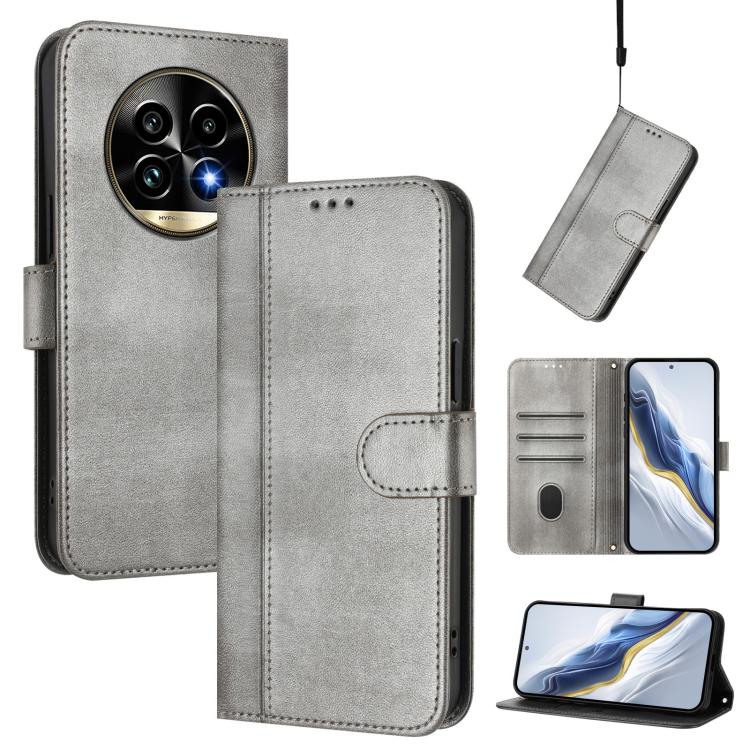 Line Splicing Buckle Retro Leather Phone Case, For Realme GT 7 Pro / GT7 Pro Racing, For Realme C63 5G Global, For Realme 12 5G / 12x 5G / C65 5G Global, For Realme 13 4G / 12 4G / P1 5G Global, For Realme C61 4G / C63 4G Global, For Realme 13+ 5G Glob...