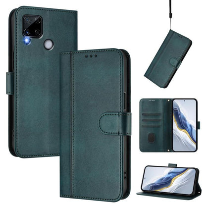 Line Splicing Buckle Retro Leather Phone Case, For Realme C30 4G / C30s / Narzo 50i Prime, For Realme GT Neo 3T, For Realme 9 Pro+ 5G / 9 4G Global, For Realme GT Neo 3, For Realme 9 Pro 5G Global / 9 5G EU Version, For Realme C20 / C11 2021 / C21     ...