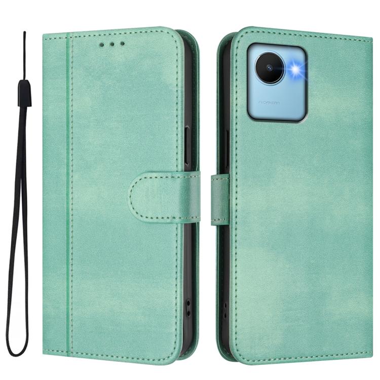 Line Splicing Buckle Retro Leather Phone Case, For Realme C30 4G / C30s / Narzo 50i Prime, For Realme GT Neo 3T, For Realme 9 Pro+ 5G / 9 4G Global, For Realme GT Neo 3, For Realme 9 Pro 5G Global / 9 5G EU Version, For Realme C20 / C11 2021 / C21     ...