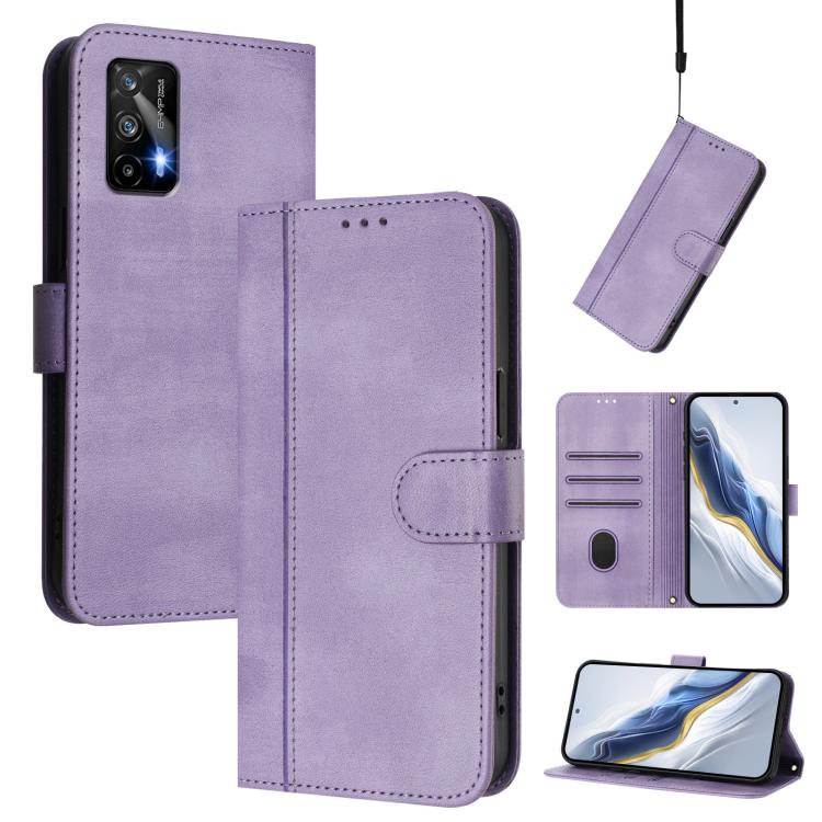 Line Splicing Buckle Retro Leather Phone Case, For Realme C30 4G / C30s / Narzo 50i Prime, For Realme GT Neo 3T, For Realme 9 Pro+ 5G / 9 4G Global, For Realme GT Neo 3, For Realme 9 Pro 5G Global / 9 5G EU Version, For Realme C20 / C11 2021 / C21     ...