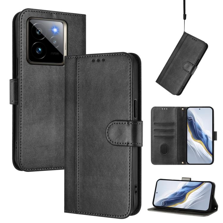 Line Splicing Buckle Retro Leather Phone Case, For Realme GT 7 Pro / GT7 Pro Racing, For Realme C63 5G Global, For Realme 12 5G / 12x 5G / C65 5G Global, For Realme 13 4G / 12 4G / P1 5G Global, For Realme C61 4G / C63 4G Global, For Realme 13+ 5G Glob...