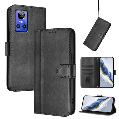 Line Splicing Buckle Retro Leather Phone Case, For Realme C30 4G / C30s / Narzo 50i Prime, For Realme GT Neo 3T, For Realme 9 Pro+ 5G / 9 4G Global, For Realme GT Neo 3, For Realme 9 Pro 5G Global / 9 5G EU Version, For Realme C20 / C11 2021 / C21     ...