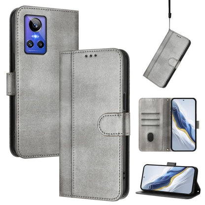 Line Splicing Buckle Retro Leather Phone Case, For Realme C30 4G / C30s / Narzo 50i Prime, For Realme GT Neo 3T, For Realme 9 Pro+ 5G / 9 4G Global, For Realme GT Neo 3, For Realme 9 Pro 5G Global / 9 5G EU Version, For Realme C20 / C11 2021 / C21     ...