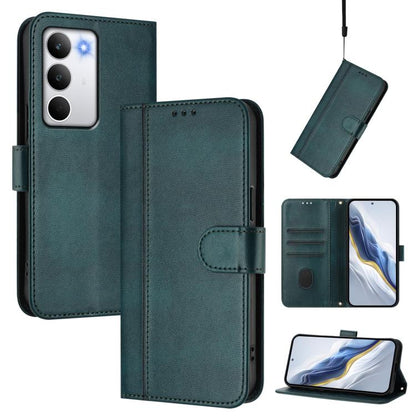 Line Splicing Buckle Retro Leather Phone Case, For Realme P4 5G, For Realme 15T 5G Global, For Realme 15 5G / 15 Pro 5G Global, For Realme C71 4G Global, For Realme V70 5G / C75 5G, For Realme Narzo 80 Pro / 14 Pro 5G India                             ...