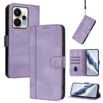Line Splicing Buckle Retro Leather Phone Case, For Realme P4 5G, For Realme 15T 5G Global, For Realme 15 5G / 15 Pro 5G Global, For Realme C71 4G Global, For Realme V70 5G / C75 5G, For Realme Narzo 80 Pro / 14 Pro 5G India                             ...