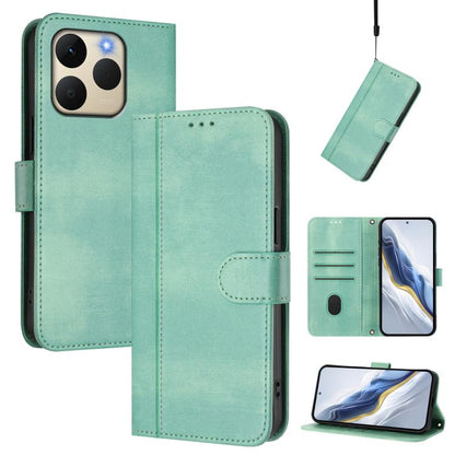 Line Splicing Buckle Retro Leather Phone Case, For Realme P4 5G, For Realme 15T 5G Global, For Realme 15 5G / 15 Pro 5G Global, For Realme C71 4G Global, For Realme V70 5G / C75 5G, For Realme Narzo 80 Pro / 14 Pro 5G India                             ...