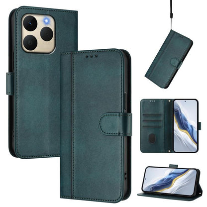Line Splicing Buckle Retro Leather Phone Case, For Realme P4 5G, For Realme 15T 5G Global, For Realme 15 5G / 15 Pro 5G Global, For Realme C71 4G Global, For Realme V70 5G / C75 5G, For Realme Narzo 80 Pro / 14 Pro 5G India                             ...