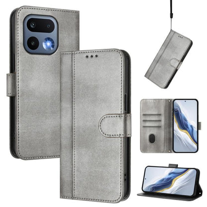 Line Splicing Buckle Retro Leather Phone Case, For Realme P4x 5G / OnePlus Nord CE6 Lite, For Realme 16T 5G Global, For Realme C100 5G, For Realme P4 Power 5G, For Realme Note 80 4G Global, For Realme C83 5G India, For Realme 16 5G Global              ...