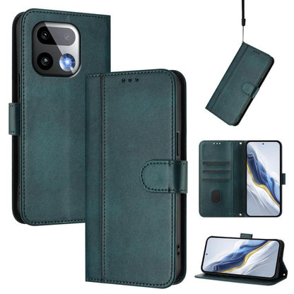 Line Splicing Buckle Retro Leather Phone Case, For Realme P4x 5G / OnePlus Nord CE6 Lite, For Realme 16T 5G Global, For Realme C100 5G, For Realme P4 Power 5G, For Realme Note 80 4G Global, For Realme C83 5G India, For Realme 16 5G Global              ...