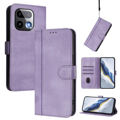 Line Splicing Buckle Retro Leather Phone Case, For Realme P4x 5G / OnePlus Nord CE6 Lite, For Realme 16T 5G Global, For Realme C100 5G, For Realme P4 Power 5G, For Realme Note 80 4G Global, For Realme C83 5G India, For Realme 16 5G Global              ...