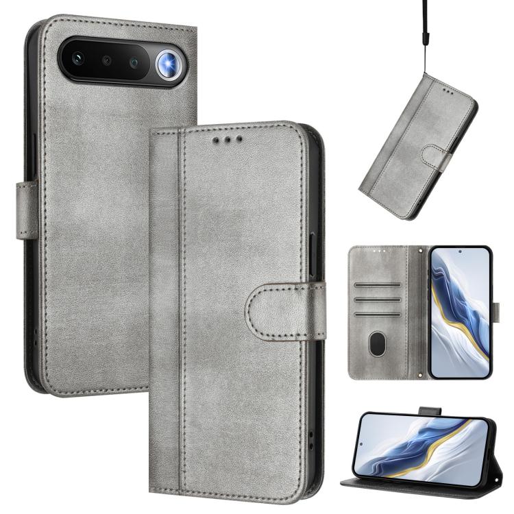 Line Splicing Buckle Retro Leather Phone Case, For Realme P4x 5G / OnePlus Nord CE6 Lite, For Realme 16T 5G Global, For Realme C100 5G, For Realme P4 Power 5G, For Realme Note 80 4G Global, For Realme C83 5G India, For Realme 16 5G Global              ...