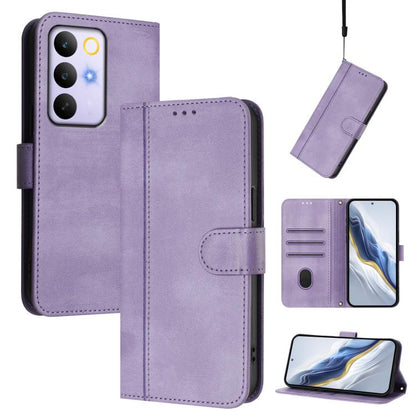 Line Splicing Buckle Retro Leather Phone Case, For Realme P4x 5G / OnePlus Nord CE6 Lite, For Realme 16T 5G Global, For Realme C100 5G, For Realme P4 Power 5G, For Realme Note 80 4G Global, For Realme C83 5G India, For Realme 16 5G Global              ...